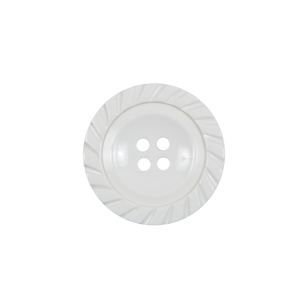 White Plastic 4-Hole Button – 32L/20mm White Plastic 4-Hole Button – 32L/20mm