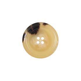 Tan/Brown Plastic 4-Hole Button – 30L/19mm Tan/Brown Plastic 4-Hole Button – 30L/19mm