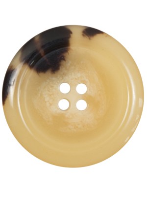 Tan and Brown Plastic 4-Hole Button – 45L/29mm Tan and Brown Plastic 4-Hole Button – 45L/29mm