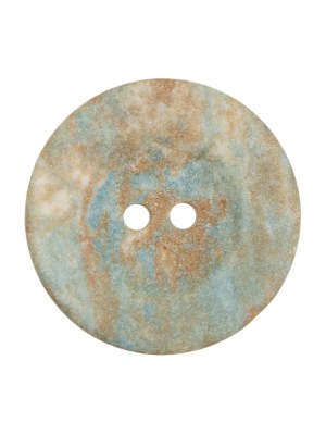 Beige and Blue 2-Hole Button – 40L/25.5mm Beige and Blue 2-Hole Button – 40L/25.5mm