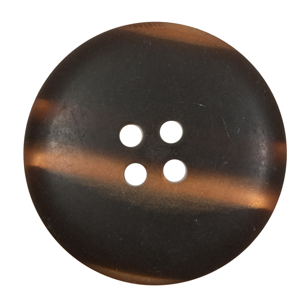 Italian Metallic Bronze Etched 4-Hole Button – 54L/34mm Italian Metallic Bronze Etched 4-Hole Button – 54L/34mm