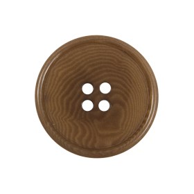 Dark Caramel Horn 4-Hole Button – 40L/25.5mm Dark Caramel Horn 4-Hole Button – 40L/25.5mm