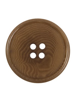 Dark Caramel Horn 4-Hole Button – 40L/25.5mm Dark Caramel Horn 4-Hole Button – 40L/25.5mm
