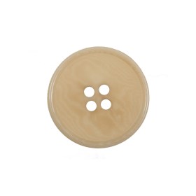 Light Tan Horn 4-Hole Button – 36L/23mm Light Tan Horn 4-Hole Button – 36L/23mm