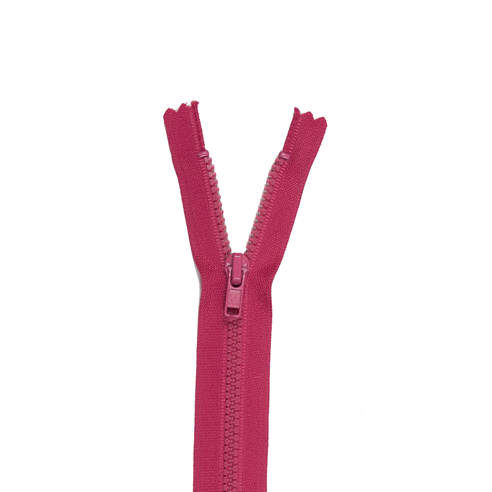 Raspberry Sorbet Closed Bottom Plastic Molded Zipper – 6.5″ Raspberry Sorbet Closed Bottom Plastic Molded Zipper – 6.5″