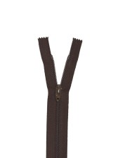 Brown Regular Zipper with Nylon Coil – 6″ Brown Regular Zipper with Nylon Coil – 6″