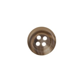 Brown Plastic 4-Hole Button – 22L/14mm Brown Plastic 4-Hole Button – 22L/14mm