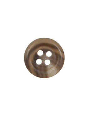 Brown Plastic 4-Hole Button – 22L/14mm Brown Plastic 4-Hole Button – 22L/14mm