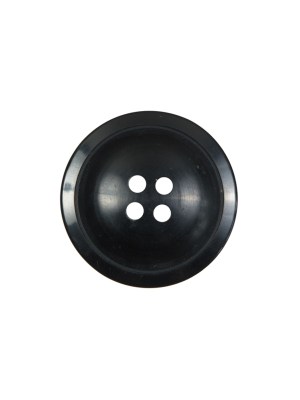 Black Plastic 4-Hole Button – 28L/18mm Black Plastic 4-Hole Button – 28L/18mm