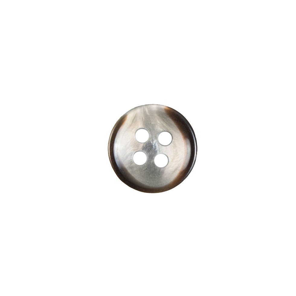 Gray Iridescent Plastic 4-Hole Button – 18L/11.5mm Gray Iridescent Plastic 4-Hole Button – 18L/11.5mm