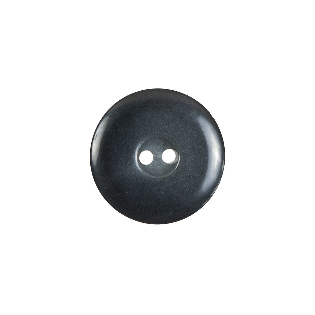 Gray 2-Hole Plastic Button – 28L/18mm Gray 2-Hole Plastic Button – 28L/18mm