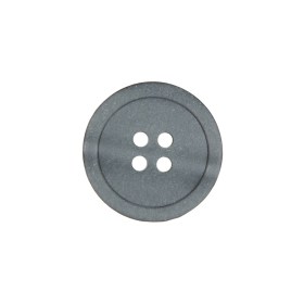 Matte Gray Plastic 4-Hole Button – 32L/20mm Matte Gray Plastic 4-Hole Button – 32L/20mm