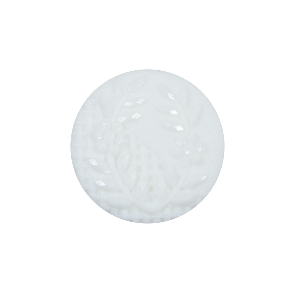 Italian Decorative White Shank Back Button – 36L/23mm Italian Decorative White Shank Back Button – 36L/23mm