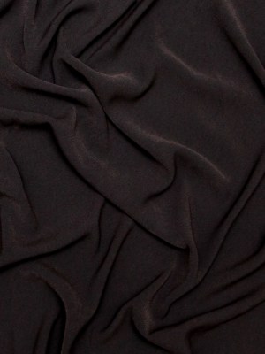 Black Stretch Polyester Crepe Black Stretch Polyester Crepe
