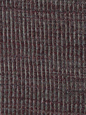 Italian Red, Green and Gray Chunky Wool Knit Italian Red, Green and Gray Chunky Wool Knit