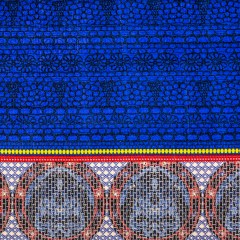 Royal Blue Pattern Play Stretch Corduroy Panel Royal Blue Pattern Play Stretch Corduroy Panel