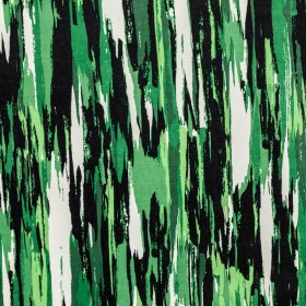 Green Abstract Stripes Stretch Cotton Corduroy Green Abstract Stripes Stretch Cotton Corduroy