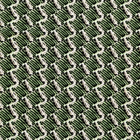 Green Tiger Striped Diamond Printed Stretch Cotton Twill Green Tiger Striped Diamond Printed Stretch Cotton Twill