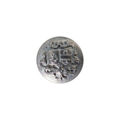 Italian Gray Metal Shank Back Button – 24L/15mm Italian Gray Metal Shank Back Button – 24L/15mm