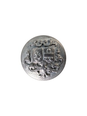 Italian Gray Metal Shank Back Button – 24L/15mm Italian Gray Metal Shank Back Button – 24L/15mm