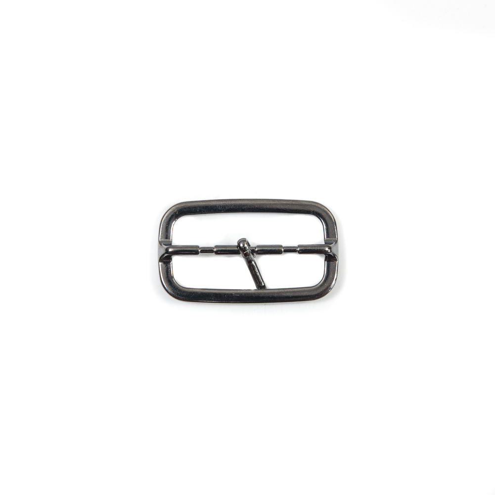 Gunmetal Nickel Metal Buckle - 1.875" x 1"