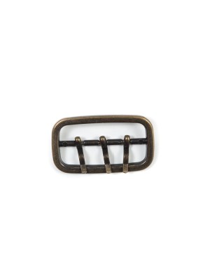 Antique Gold 3-Prong Metal Buckle – 1.875″ x 1″ Antique Gold 3-Prong Metal Buckle – 1.875″ x 1″