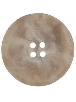 Beige Marbled Plastic 4-Hole Button – 44L/28mm Beige Marbled Plastic 4-Hole Button – 44L/28mm