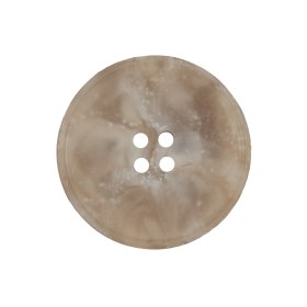 Beige Marbled Plastic 4-Hole Button – 40L/25.5mm Beige Marbled Plastic 4-Hole Button – 40L/25.5mm