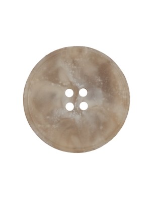 Beige Marbled Plastic 4-Hole Button – 36L/23mm Beige Marbled Plastic 4-Hole Button – 36L/23mm