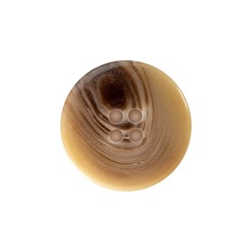 Beige and Brown Plastic 4-Hole Button – 36L/23mm Beige and Brown Plastic 4-Hole Button – 36L/23mm