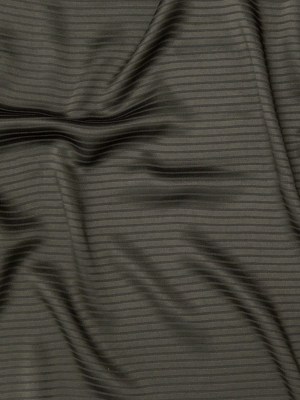 Italian Rosin Green Narrow Pencil Striped Crepe Italian Rosin Green Narrow Pencil Striped Crepe