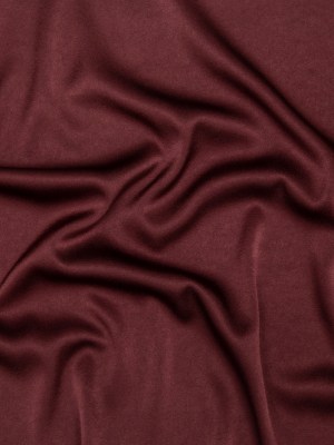 Italian Decadent Brown Stretch Satin-Faced Crepe Italian Decadent Brown Stretch Satin-Faced Crepe
