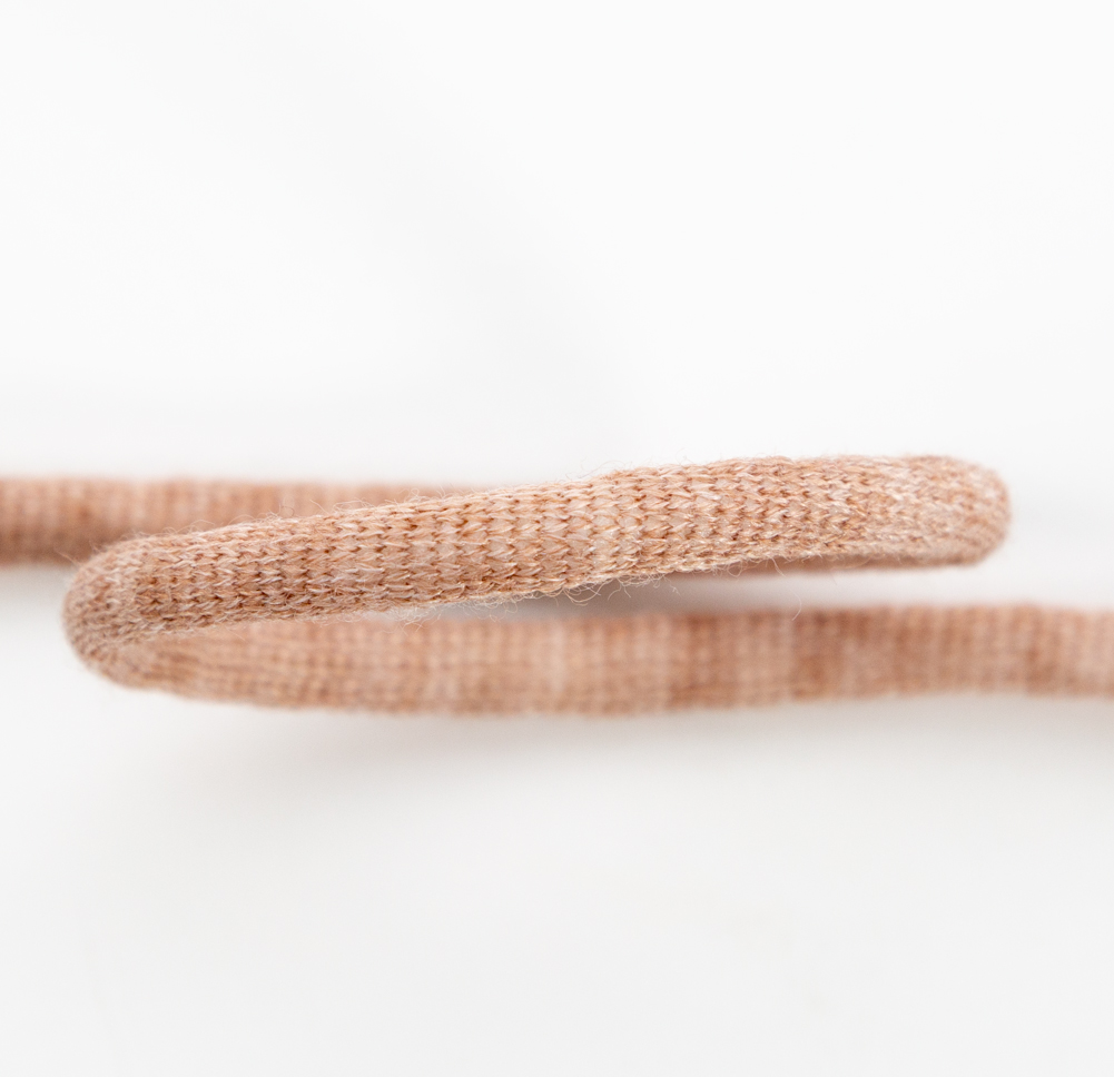 Italian Light Brown Wool Drawstring Trimming – 0.25″ Italian Light Brown Wool Drawstring Trimming – 0.25″