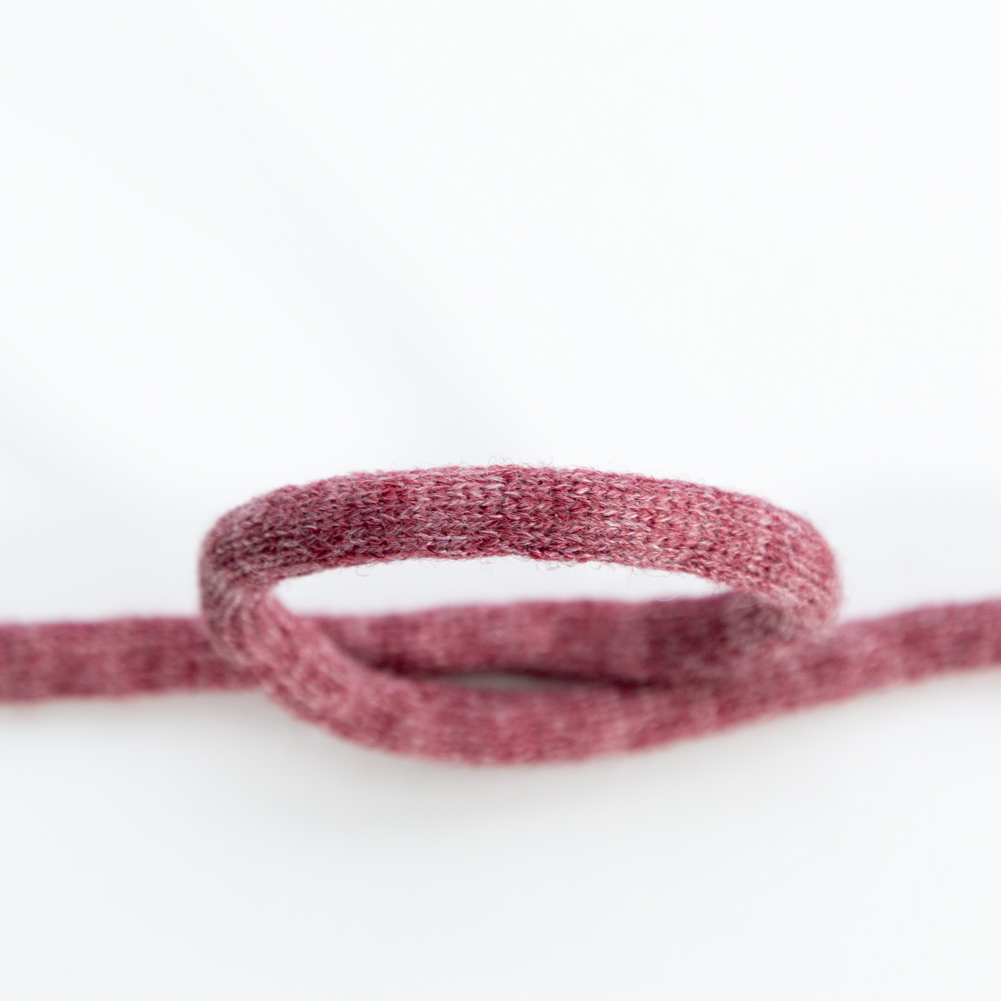 Italian Light Wine Wool Drawstring Trimming - 0.25"