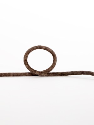 Italian Dark Brown Wool Drawstring Trimming – 0.25″ Italian Dark Brown Wool Drawstring Trimming – 0.25″