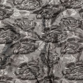 Gray and Silver Floral Wrinkled Jacquard Gray and Silver Floral Wrinkled Jacquard