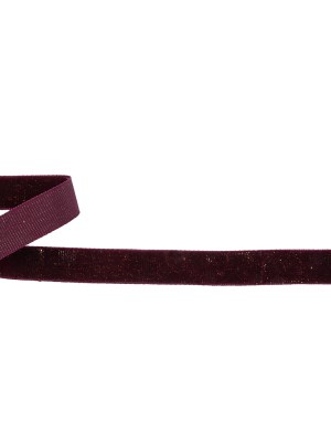 Italian Wine and Gold Glitter Velvet Ribbon – 0.625″ Italian Wine and Gold Glitter Velvet Ribbon – 0.625″