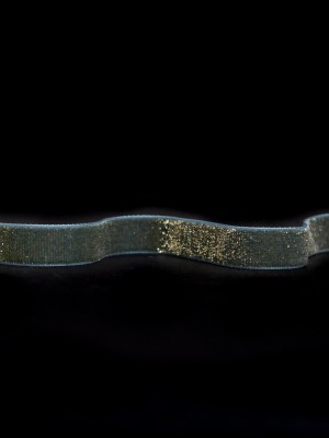 Italian Trooper Teal and Gold Glitter Velvet Ribbon – 0.625″ Italian Trooper Teal and Gold Glitter Velvet Ribbon – 0.625″