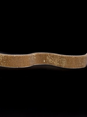 Italian Gold Glitter Velvet Ribbon – 0.625″ Italian Gold Glitter Velvet Ribbon – 0.625″