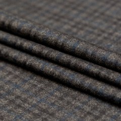 Theory Charcoal and Blue Plaid Virgin Wool Suiting Theory Charcoal and Blue Plaid Virgin Wool Suiting