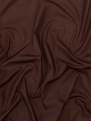 Chocolate Brown Cotton Twill Chocolate Brown Cotton Twill