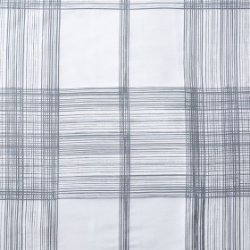 White Plaid Burnout Cotton Twill White Plaid Burnout Cotton Twill