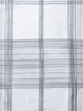 White Plaid Burnout Cotton Twill White Plaid Burnout Cotton Twill