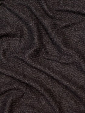 Black Chevron Chunky Wool Knit Black Chevron Chunky Wool Knit