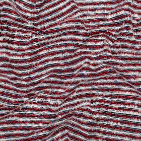 Red, White and Blue Blended Wool Tweed Red, White and Blue Blended Wool Tweed