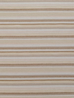 Ivory and Beige Striped Cotton Dobby Ivory and Beige Striped Cotton Dobby