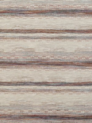 Beige and Rust Striped Cotton Tweed Beige and Rust Striped Cotton Tweed