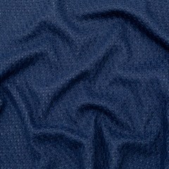 Gray Interlock Knit with Topical Navy Knit Yarn Design Gray Interlock Knit with Topical Navy Knit Yarn Design