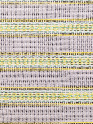 Blue, Jade and Yellow Awning Striped Cotton Tweed Blue, Jade and Yellow Awning Striped Cotton Tweed