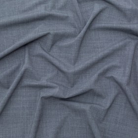 Italian Heathered Gray Stretch Wool Suiting Italian Heathered Gray Stretch Wool Suiting